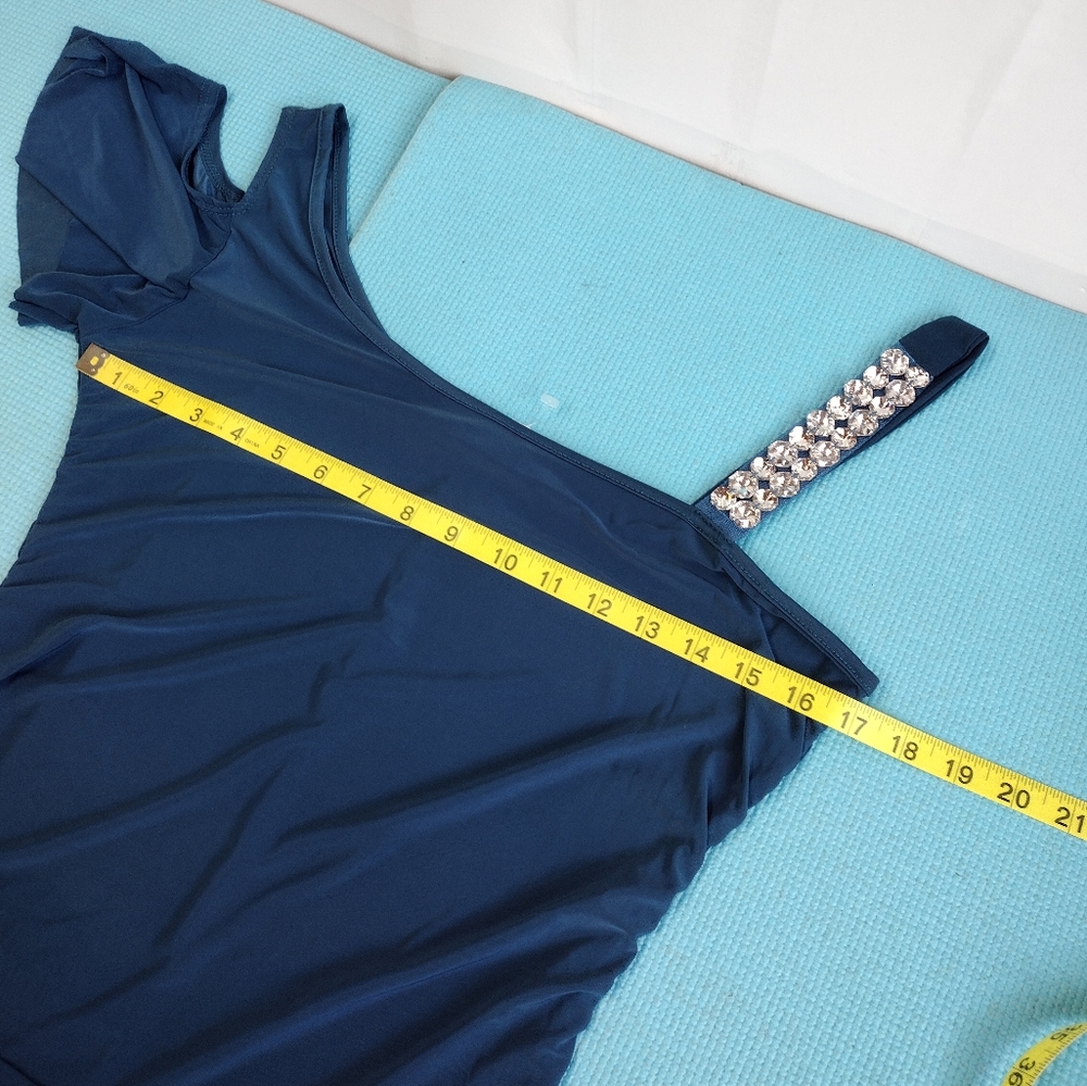 NEW Carpe Diem One Shoulder Ruched Party Dress Size L - Picture 10 of 11